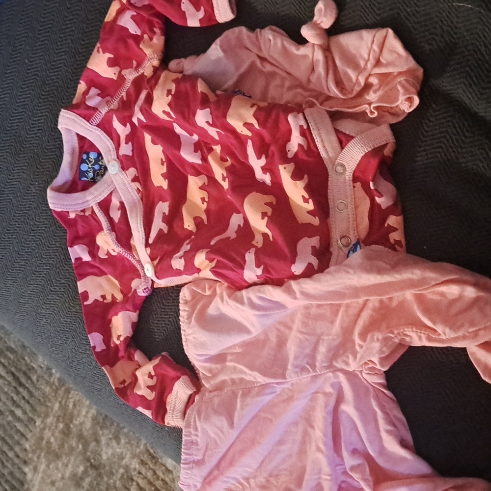 New Kimono Newborn Gift set..girl